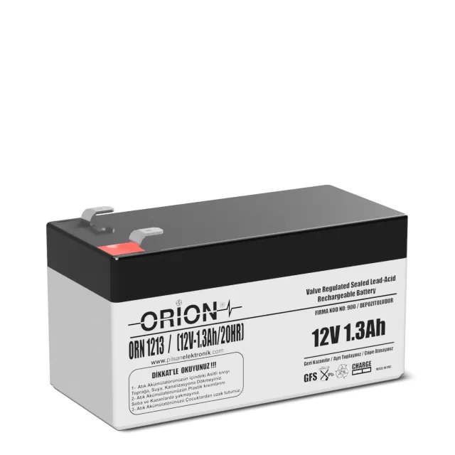 Orion 12V 1.3Ah AGM Akü