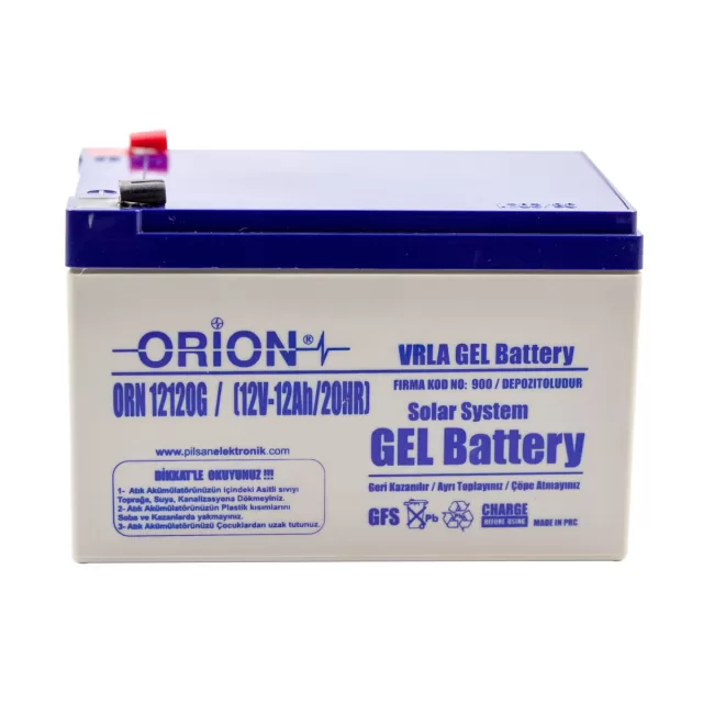Orion 12V 12Ah Jel Akü