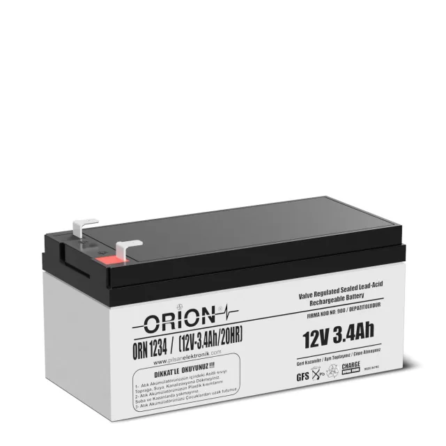 Orion 12V 3.4Ah AGM Akü