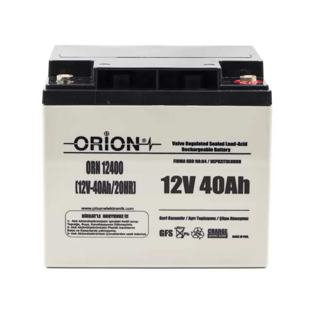 Orion 12V 40Ah AGM Akü