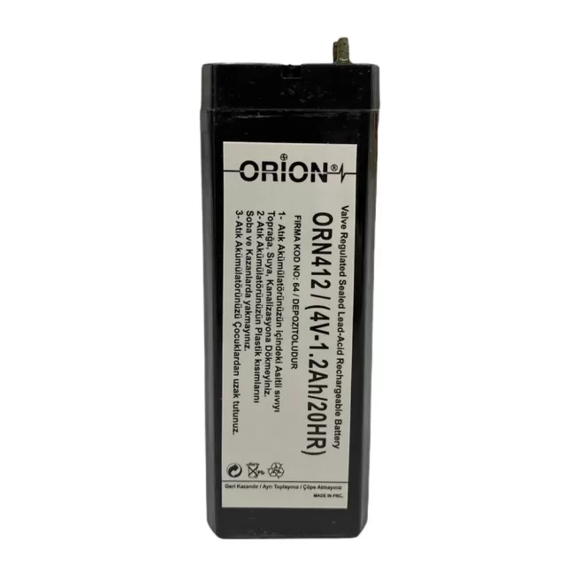 Orion 4V 1.2Ah AGM Akü