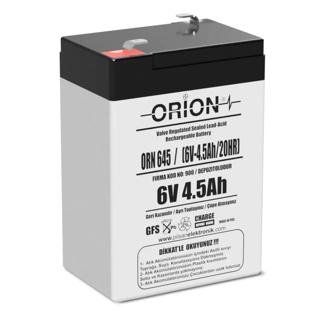 Orion 6V 4.5Ah AGM Akü