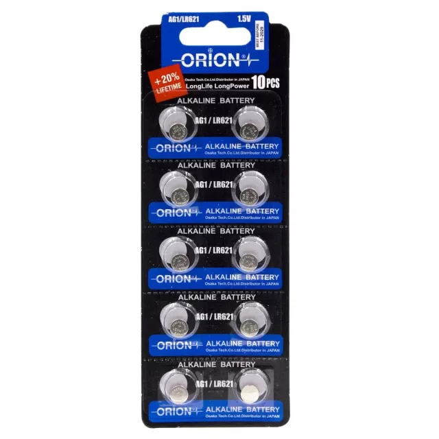 Orion Alkalin AG1 ( L621 LR60 ) Düğme Pil