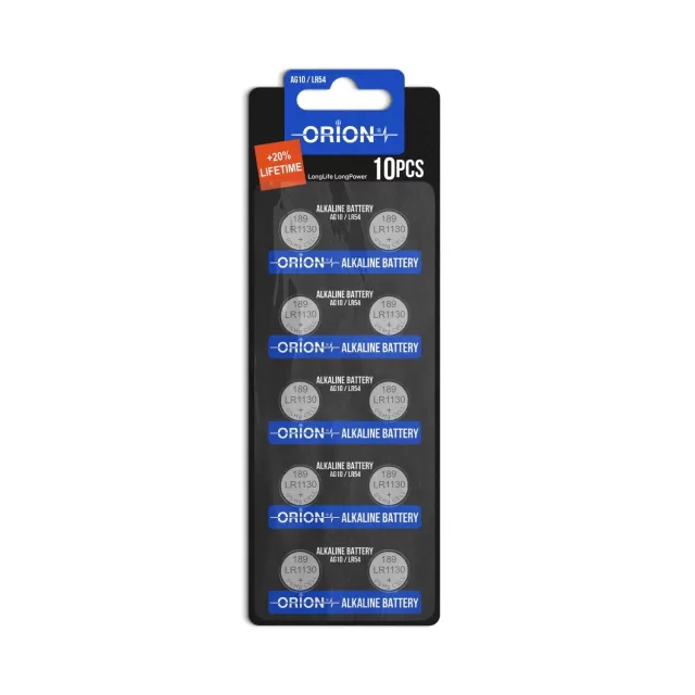 Orion Alkalin AG10 ( L1130 LR54 ) Düğme Pil