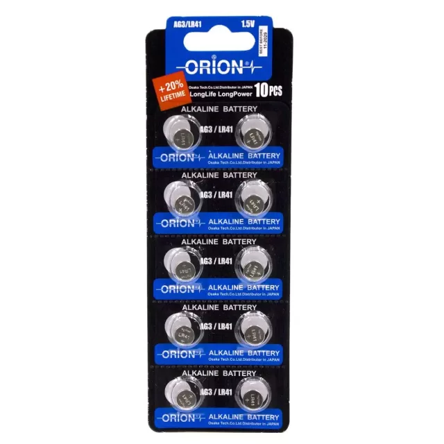 Orion Alkalin AG3 ( L736 LR41 ) Düğme Pil