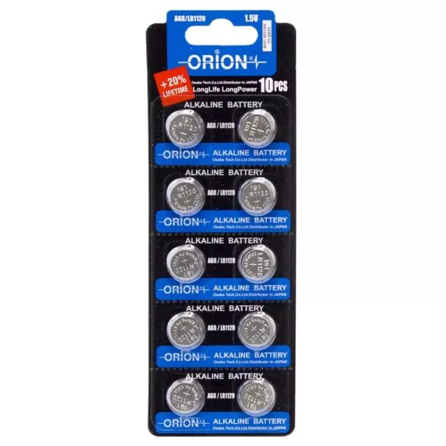 Orion Alkalin AG8 ( L1121 LR55 ) Düğme Pil