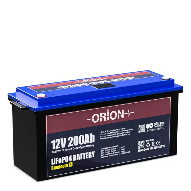 Orion 12V 200Ah LiFePO4 Akü