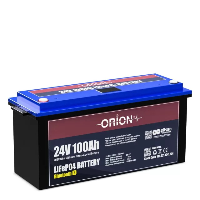 Orion 24V 100Ah LiFePO4 Akü