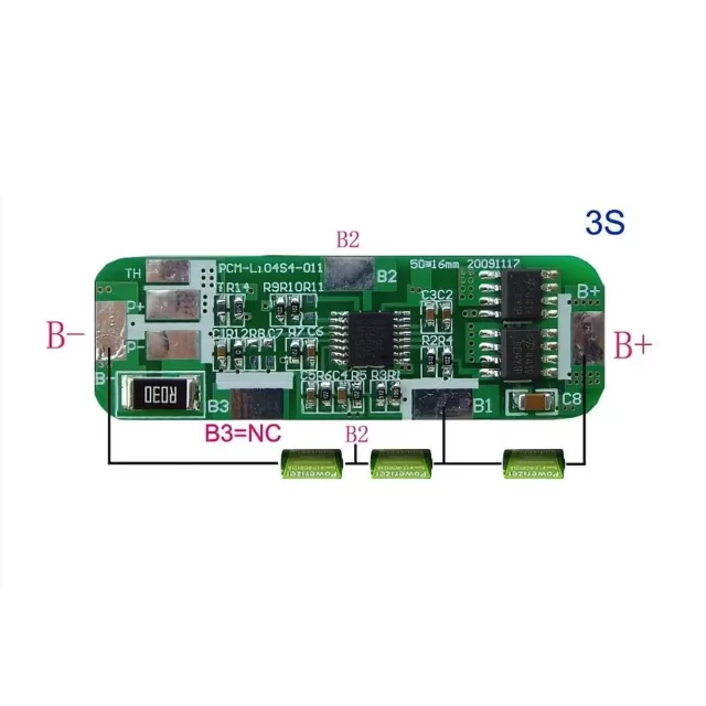 Orion Li-ion 3S 4Ah BMS