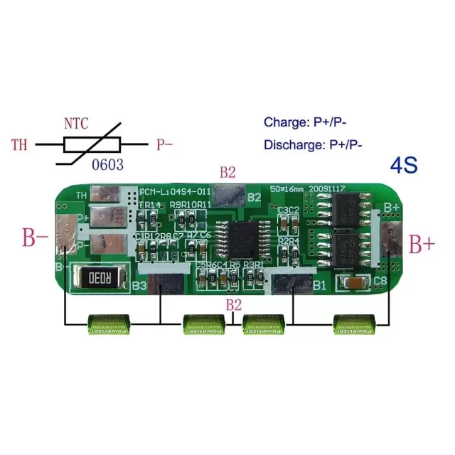 Orion Li-ion 4S 4Ah BMS