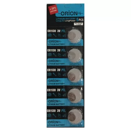 Orion Lityum CR1130 40mAh Düğme Pil