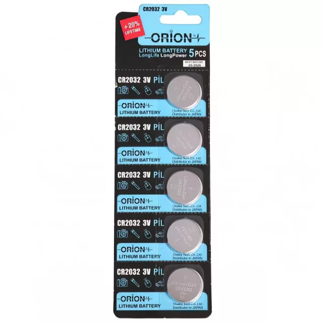 Orion Lityum CR2032 200mAh Düğme Pil