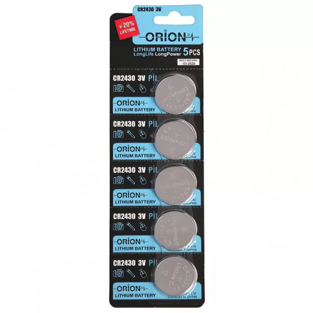 Orion Lityum CR2430 285mAh Düğme Pil