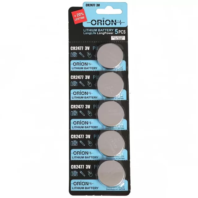 Orion Lityum CR2477 950mAh Düğme Pil