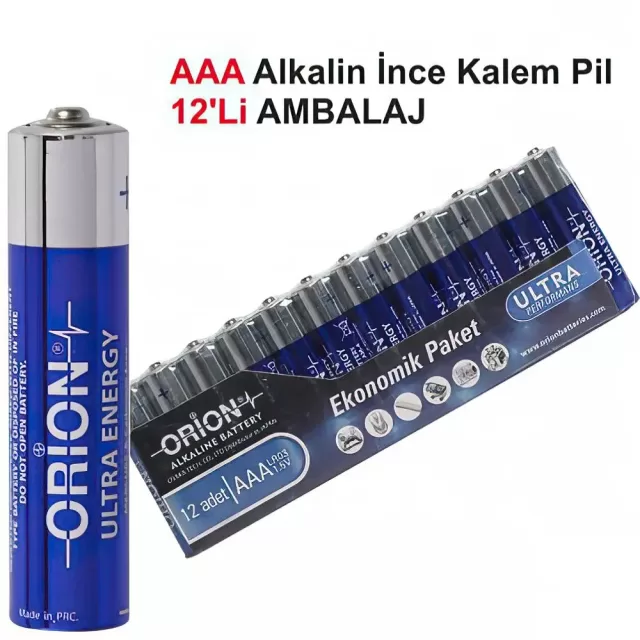 Orion Alkalin AAA 900mAh Pil