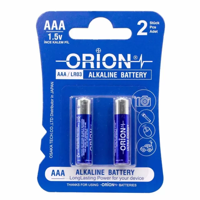 Orion Alkalin AAA 900mAh Pil