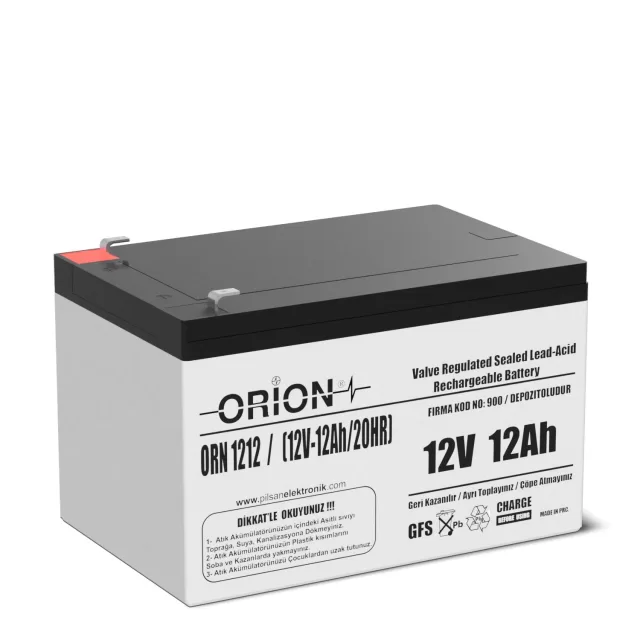 Orion 12V 12Ah AGM Akü