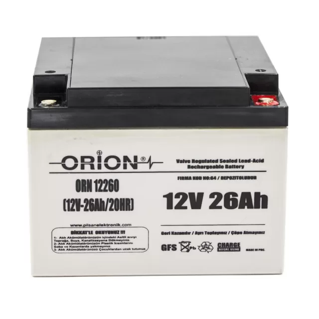 Orion 12V 26Ah AGM Akü