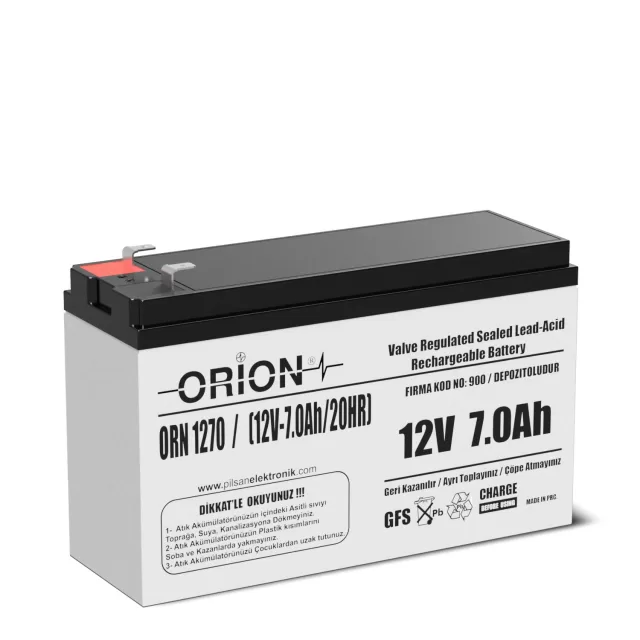 Orion 12V 7Ah AGM Akü