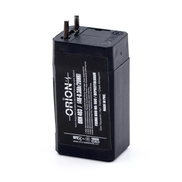 Orion 4V 0.3Ah AGM Akü