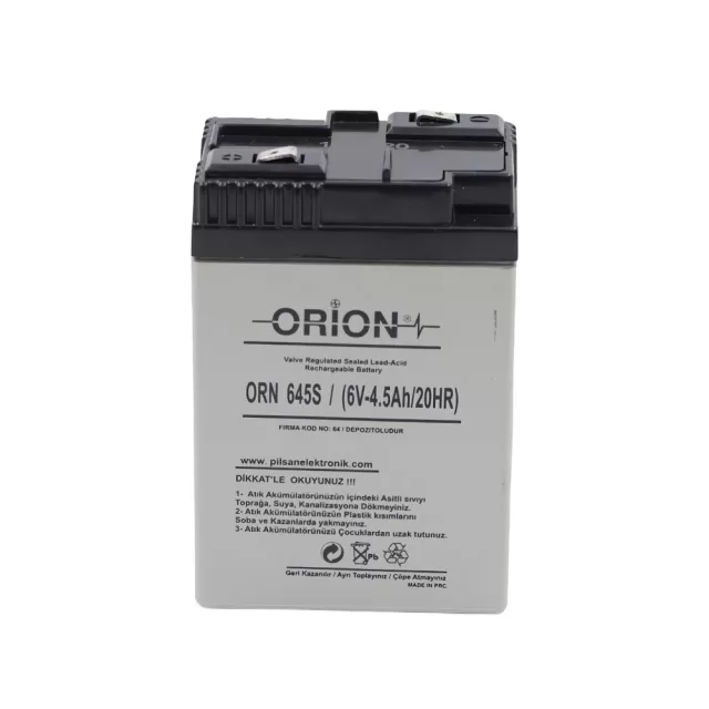 Orion 6V 4.5Ah AGM Akü